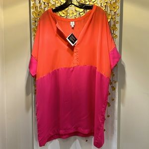 Echo New York color block tunic